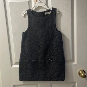 ZARA GIRLS GREY CHEETAH PRONT DRESS